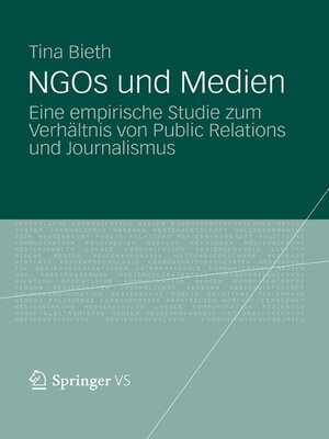 cover image of NGOs und Medien